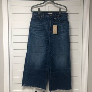 Madewell Wide Leg Crop Jeans NWT
